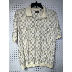 Taylor & Henry Yellow Golf Polo Shirt XL Cotton Blend‎